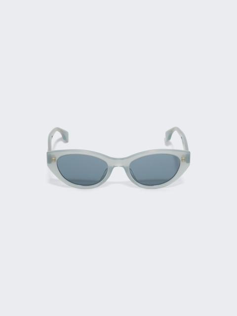 FENDI Lettering Sunglasses Blue