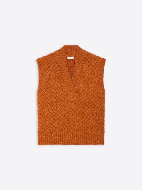 Dries Van Noten METALLIZED KNIT SWEATER