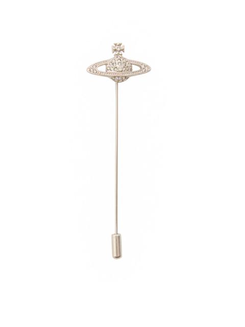 Vivienne Westwood Vivienne Westwood Mini Bas Relief orb Pavé tie pin