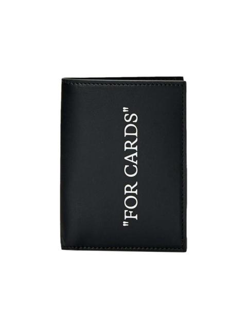 Off-White OFF-WHITE Quote Bookish Wallet Black