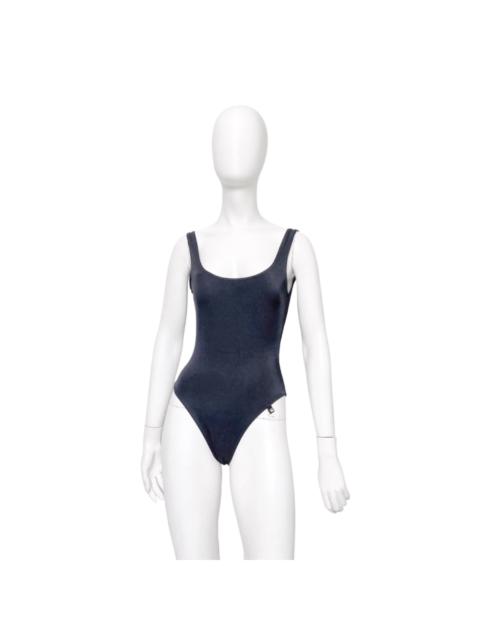 BWNT Gucci Spring 1999 Tom Ford Plunging Backless Navy One-Piece Swimsuit