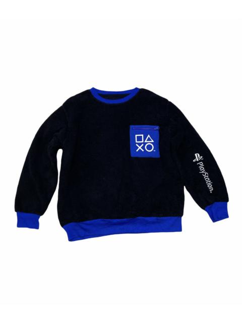Other Designers Japanese Brand - PlayStation Fleece Sweatshirt Button joystick Logo Design