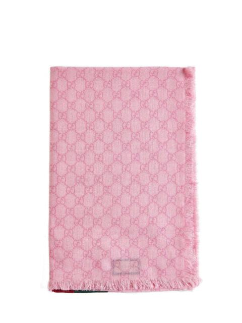 GUCCI Gucci Men Gg Wool Scarf