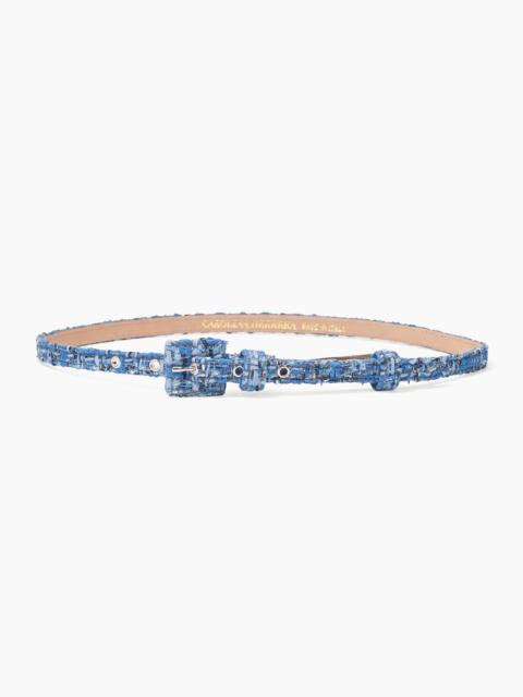 CAROLINA HERRERA Tweed Skinny Belt