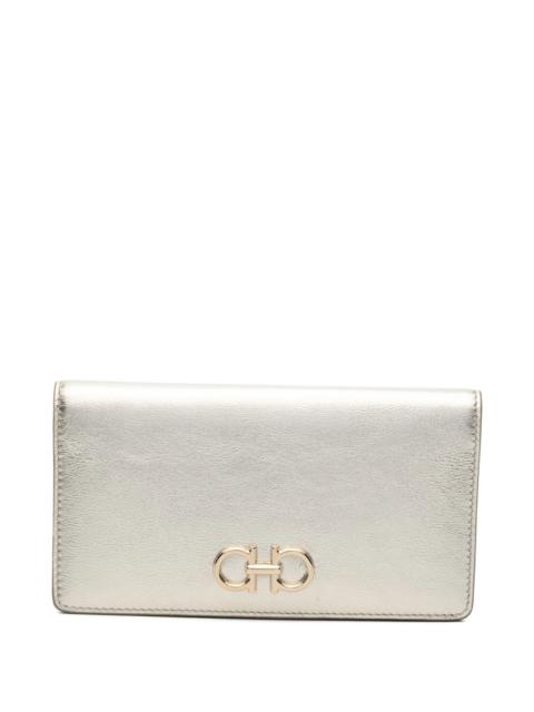 FERRAGAMO Ferragamo Gancini Zip-fastwning Wallet
