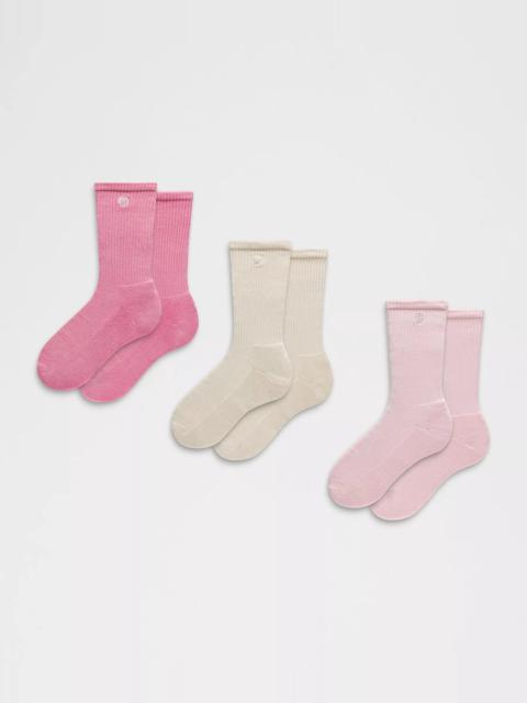 lululemon Unisex Daily Essential Crew Socks *3 Pack