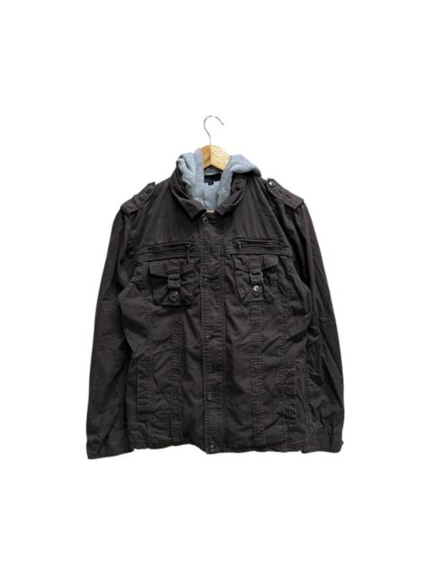 Other Designers In the attic multizipper jacket with hoodie