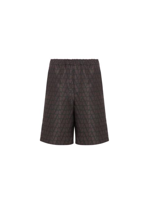 Valentino Logo Silk Shorts Men