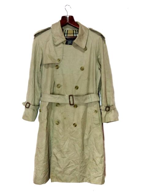 Other Designers Burberry Prorsum - Burberrys Nova Check Lining Long Jacket England Made