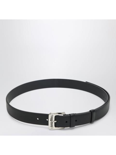 Miu Miu Miu Miu Black Leather Belt Women Women
