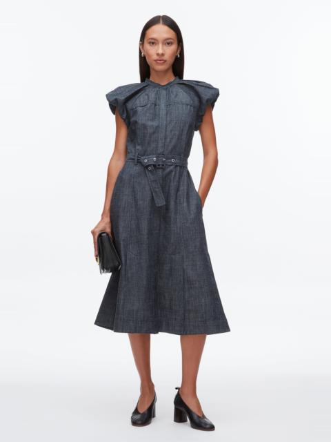 3.1 Phillip Lim Denim Puff Sleeve Dress