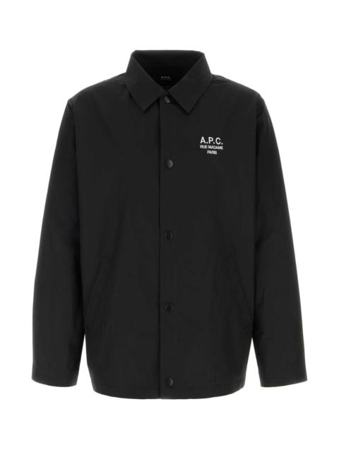 A.P.C. A.P.C. Men Black Polyester Jacket