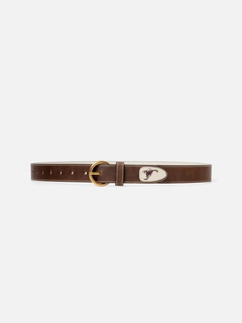 DUKE + DEXTER Ellis Chestnut Scorpion Belt