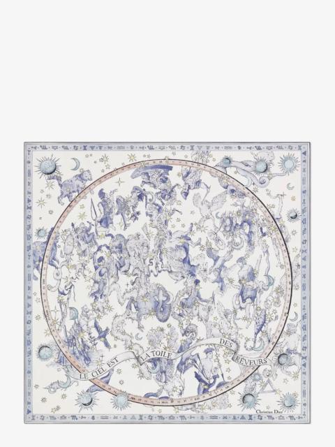 Dior Dior Women Dior Night Of Dreams Silk Twill Foulard