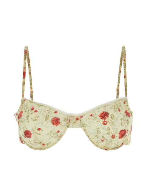 Prada Printed Nylonette Crop-top