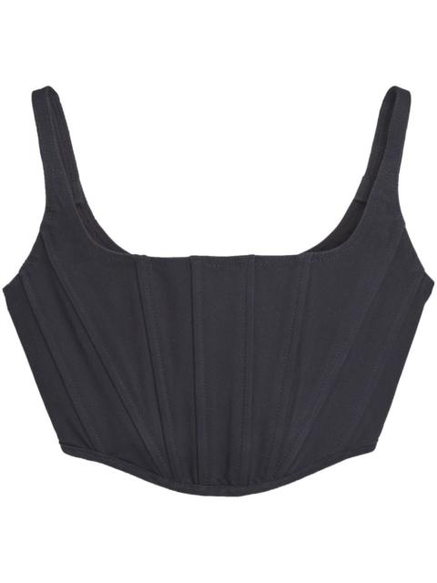 Marc Jacobs denim bustier top