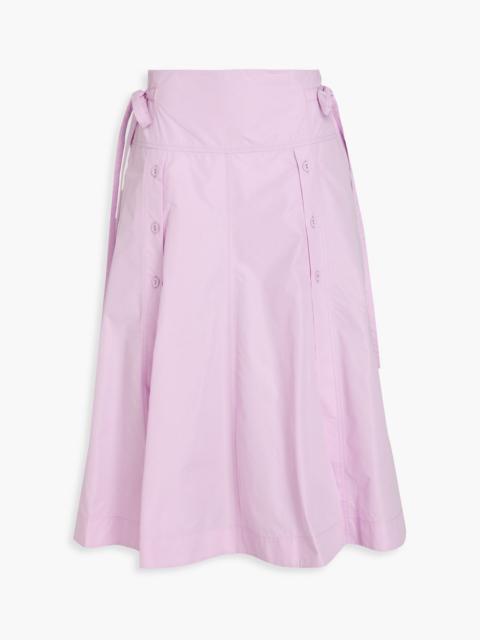 3.1 Phillip Lim Cotton-blend poplin midi skirt