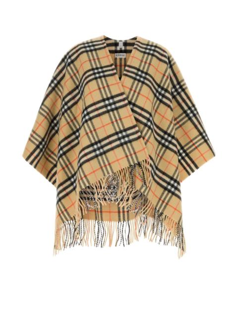 Burberry Burberry Women Embroidered Wool Blend Cape