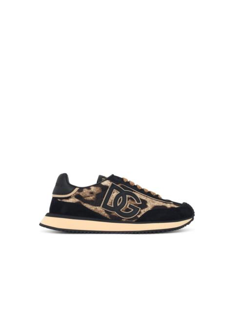 Dolce & Gabbana Dolce & Gabbana Cushion Leopard Print Sneakers Brown