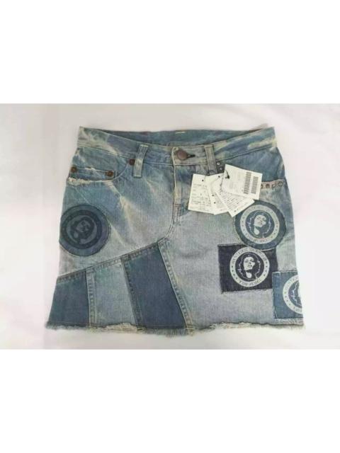 Other Designers Hysteric Glamour - Vintage Kinky Hysteric Glamour Mini Skirt Indigo Patch NEW