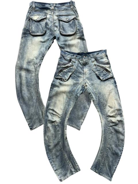 PPFM PPFM Tactical Multipocket Bondage Curve Denim Jeans 32x32