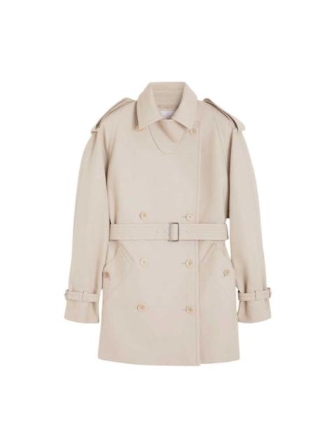 Max Mara Max Mara Women Short Cotton Duster Coat - Sand