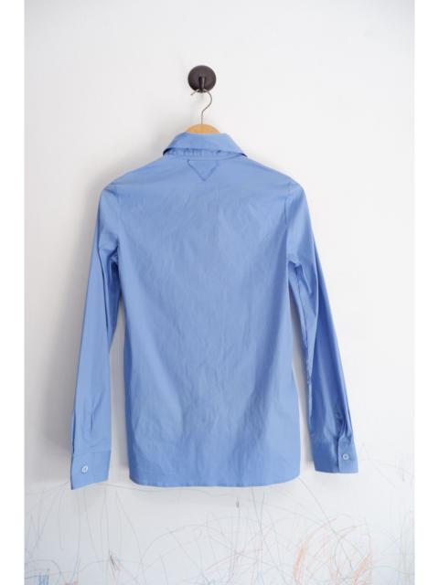 Prada 2021 Prada Triangle Re Nylon Logo Dress Shirt