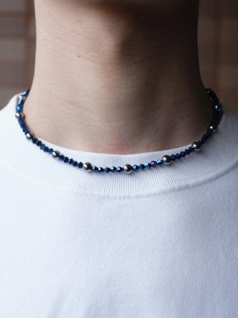 Other Designers Blue Handmade Beaded Necklaces Adjustable Chain 16.1in