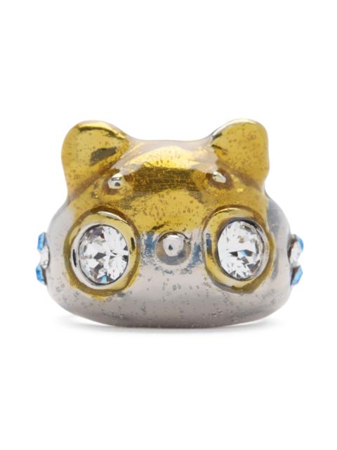 Collina Strada SILVER GOLD BUG RING