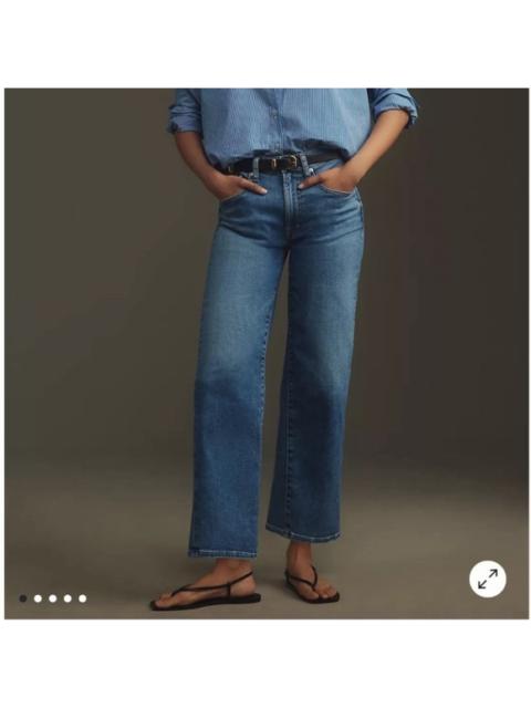 Other Designers NWT Edwin Anthropologie Marli Ankle‎ Wide Leg High Waist Mom Jean Sz 31