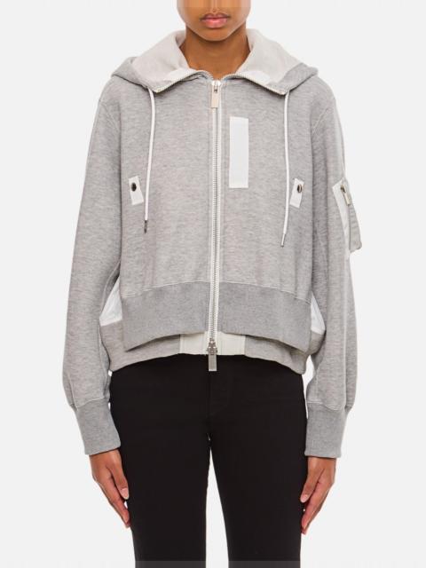 sacai HOODIE with zipper