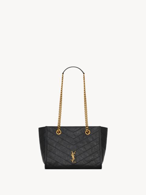 SAINT LAURENT NIKI SMALL SHOPPING IN VINTAGE LEATHER