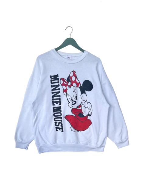 Other Designers Disney - Vintage 90s Minnie Mouse Mirror Print Sweatshirt