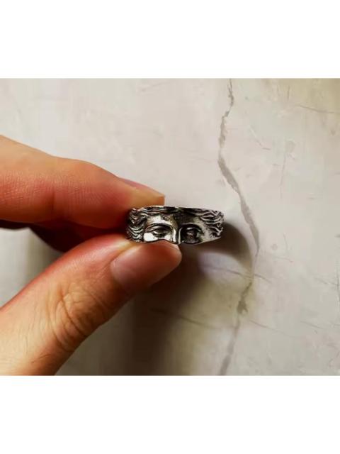 Other Designers Rare Retro Gothic Half Face Venus Adjustable Open Ring Men Women Birthday Gift