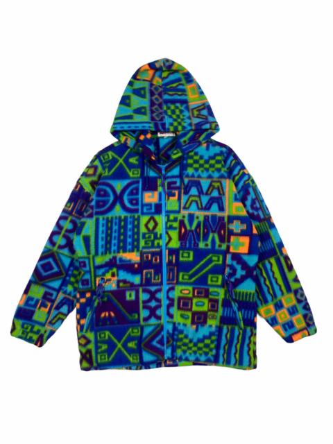 Other Designers Vintage Roy Club Spopts Multicolor Fleece Hoodie Zipper