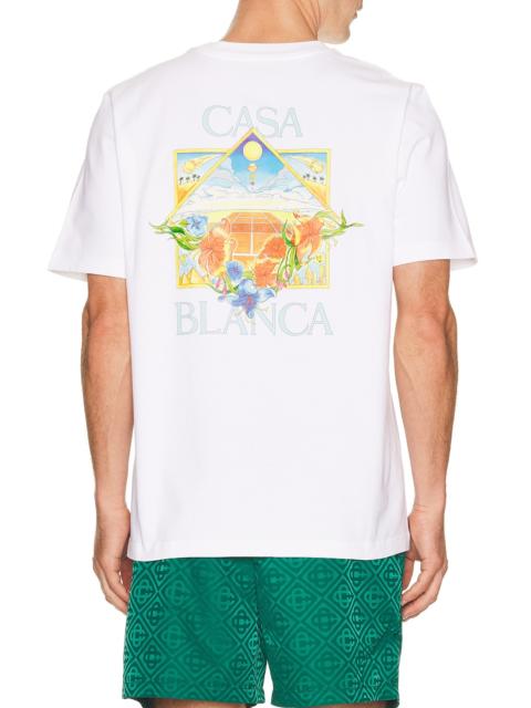 CASABLANCA Tennis Landscape Classic Tee