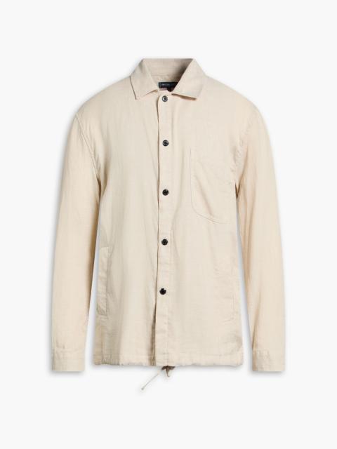 FRESCOBOL CARIOCA Diego linen and cotton-blend overshirt