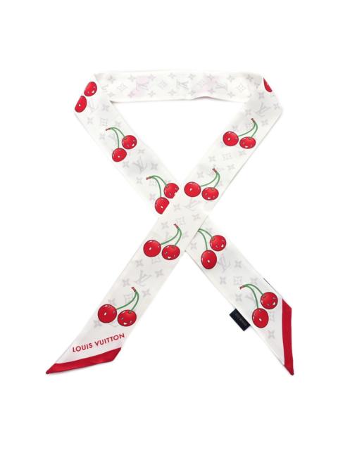 Louis Vuitton Louis Vuitton LV X TM Silk Monogram Cerises Bandeau (Authentic Pre-Loved)