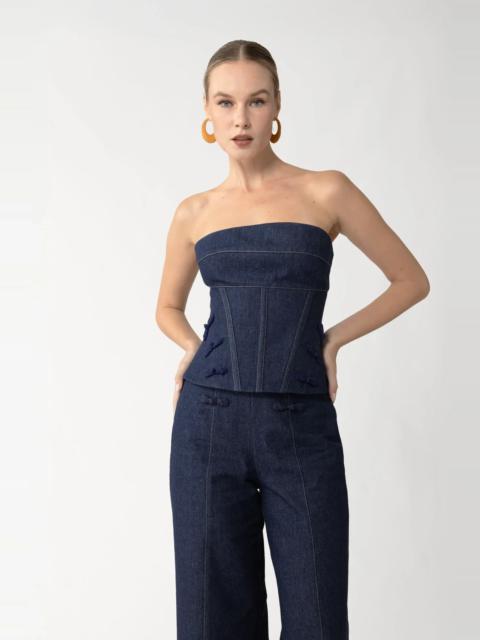 SAU LEE BROOKLYN CORSET TOP