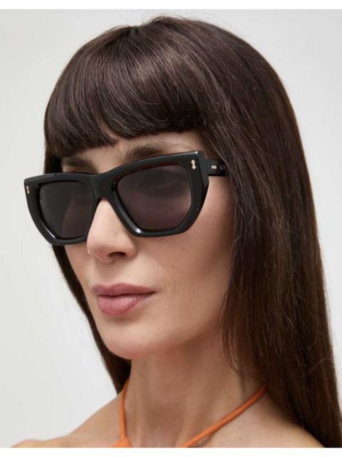 GUCCI NEW GUCCI GG1520S 001 CAT EYE BLACK GREY WOMEN SUNGLASSES