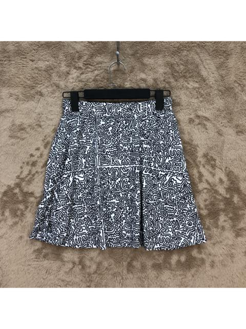 Other Designers Print All Over Me - KEITH HARING X SLY FULLPRINT DRAWSTRING MINI SKIRT #5662-201
