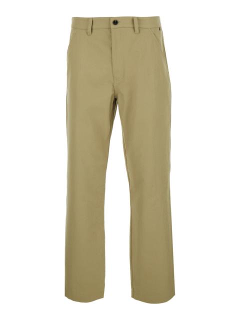 Burberry Burberry Men Arthur Pants Beige With Elastic Waist In Cotton For Men