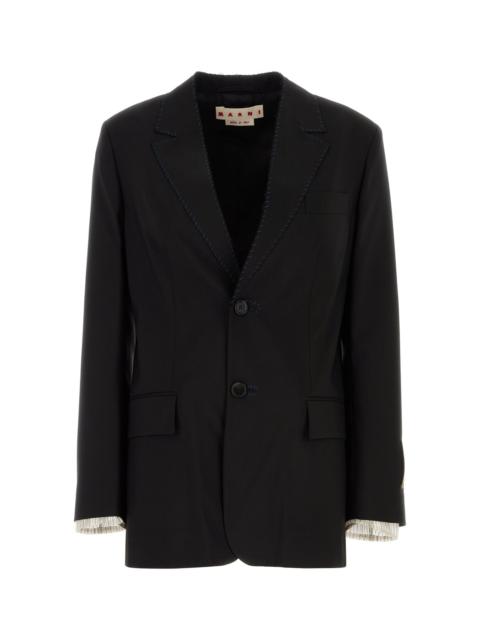 Marni Black wool blazer