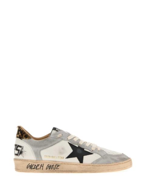 Golden Goose Golden Goose Deluxe Brand Men Two-Tone Leather And Suede Ball Star Sneakers