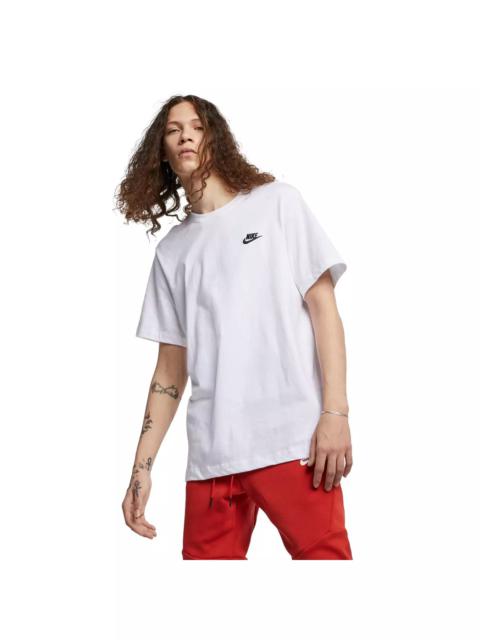 Nike Men's Sportswear Club Men's "White" T-Shirt