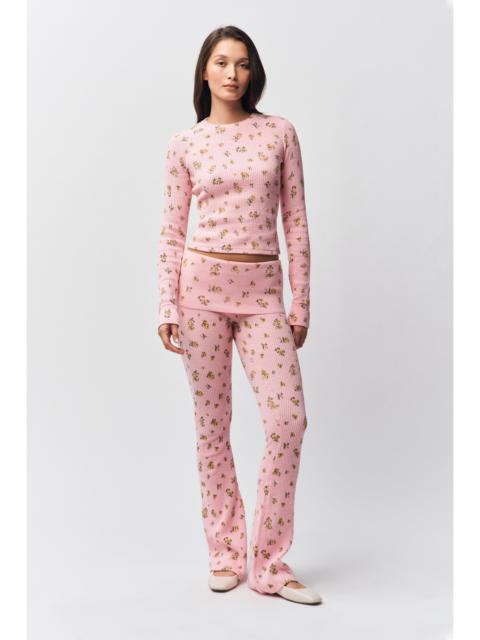 GUIZIO FLARED THERMAL PANT