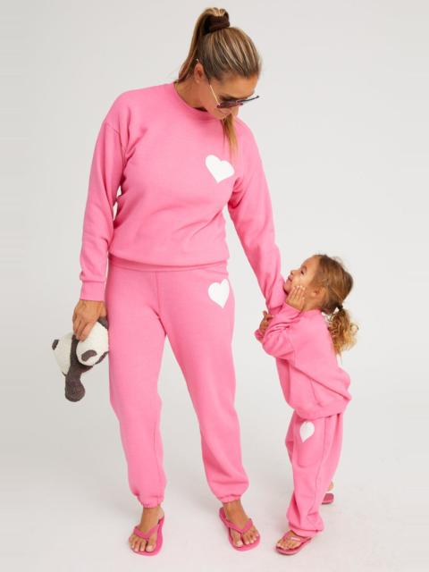 SPRWMN PEONY HEART SWEATPANTS