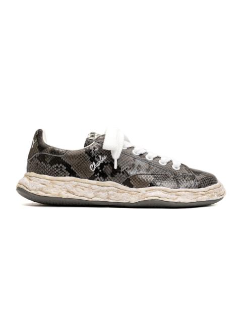 Maison MIHARAYASUHIRO "CHARLES" OG Sole Python Printed Leather Low-top Sneaker