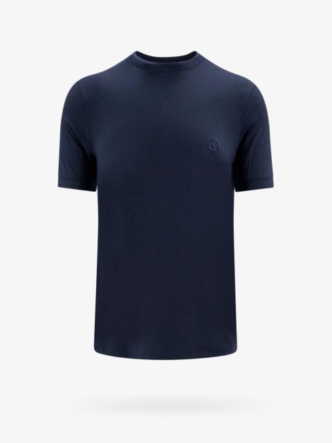 GIORGIO ARMANI Giorgio Armani Man T-Shirt Man Blue T-Shirts