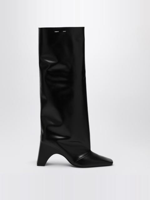 Black leather Bridge boot